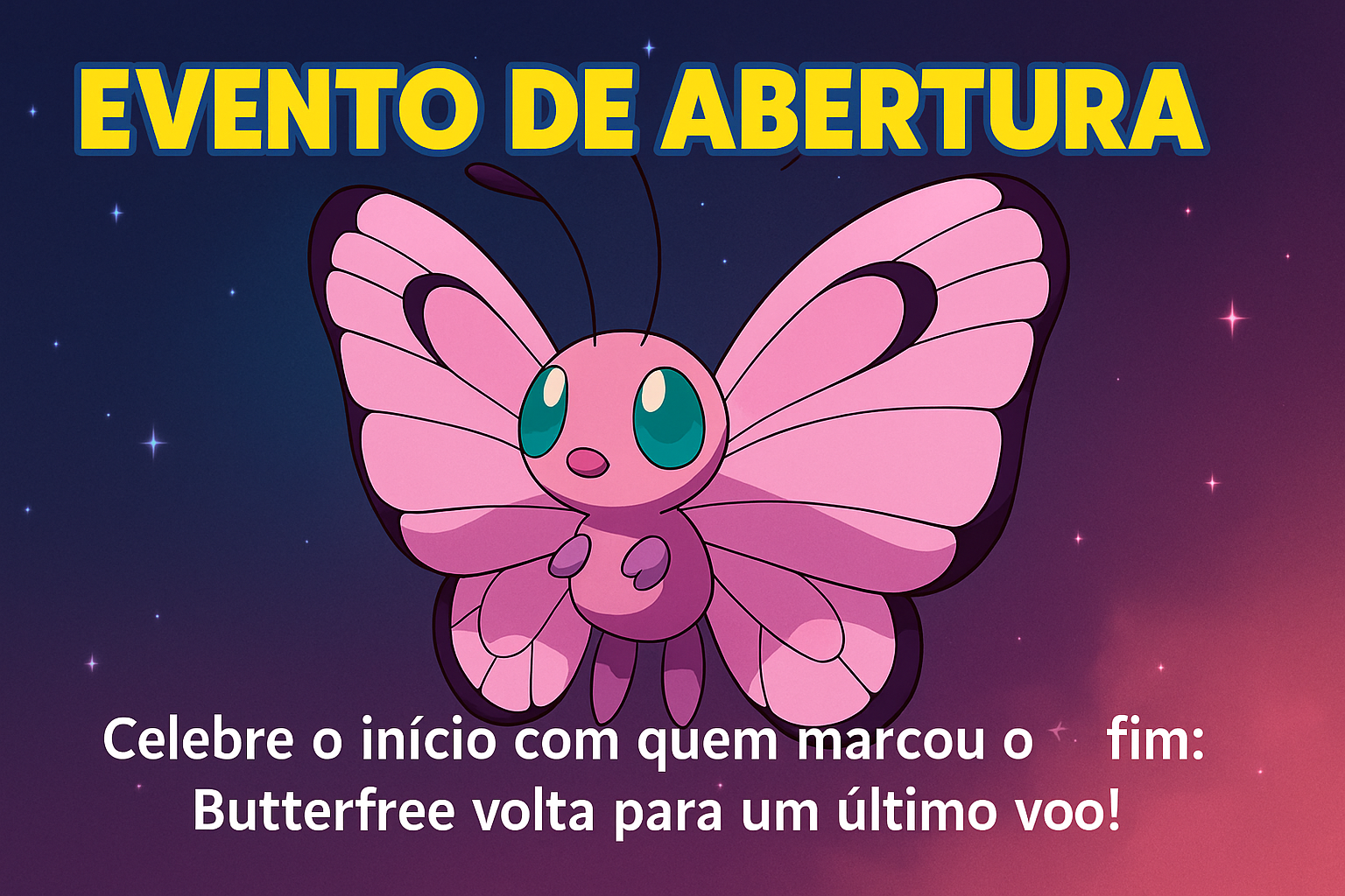 Butterfree rosa - PokeGenesis